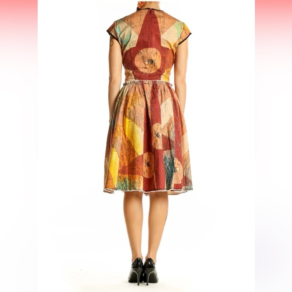 Making the Cut Season 2 Gary Winning Dress S Carnival Patchwork Designer Piece - Picture 7 of 10